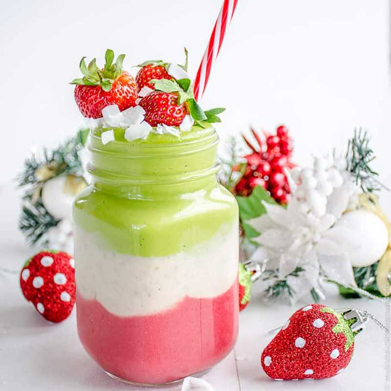 Layered Christmas Smoothie 800Wide
