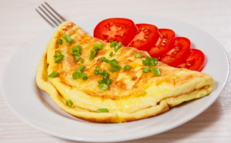 Omelette With Tomatoes